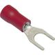 TRU COMPONENTS 1582983 U terminal 0.50 mm² 1.50 mm² Hole Ø=8.40 mm Partially insulated Red 1 pc(s)