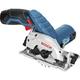 Bosch Professional GKS 12V-26 Cordless handheld circular saw Cutting depth (max.) (90°) 26.5 mm w/o battery 12 V