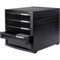 HAN CONTUR 1505-13 Desk drawer box Black A4, B4, C4 No. of drawers: 5