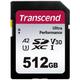Transcend TS64GSDC340S SDXC card 512 GB A1 Application Performance Class, A2 Application Performance Class, v30 Video Speed Class, UHS-Class 3 shockproof,