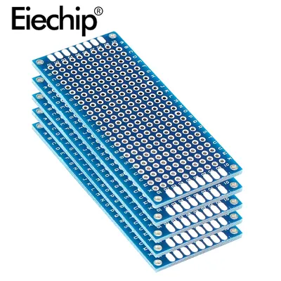10 pz Scheda PCB Elettronica 3x7 cm Fai Da Te Universale Circuito Stampato 3*7 cm Doppio Lato