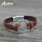 Anslow marca Trendy gioielli di moda braccialetti da uomo magnetici accessori bracciale in vera