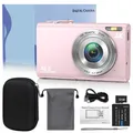 Fotocamera digitale 4K Fotocamera per vlogging con messa a fuoco automatica HD 48MP con videocamera a grande schermo da 2,8" per fotografia per bambini adulti