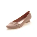 Décolleté da donna scarpe in gomma impermeabile con tacco basso Slip on antiscivolo Soild Shallow