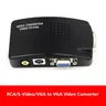 AV2VGA S-video composito RCA Video Converter Box Convertitore AV RCA CVBS a VGA Video Converter