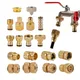 1/2 ''3/4'' 1'' Rubinetto In Ottone Connettore Rapido 16mm 20mm Tubo di Rame Accoppiamento Adattatore Tubo Da Giardino Riparazione Irrigazione pistola Raccordi Strumento