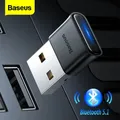 Baseus adattatore Bluetooth USB Bluetooth 5.1 5.0 trasmettitore ricevitore Audio musicale per altoparlante PC trasmettitore USB Mouse Wireless per Laptop