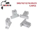 1/4pcs supporto per cuscinetti SK8 SK10 SK12 SK16 SK20 SK25 supporto per albero lineare per asse XYZ