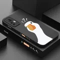 Custodia Cartoon Doubt Duck per Xiaomi Mi 13 12 Lite 14 13T 12T Poco F5 X5 X3 Pro Redmi 12 13C Nota