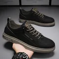 Scarpe Casual in pelle da uomo scarpe antiscivolo scarpe sportive resistenti all'usura scarpe basse