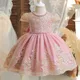 Vestito da principessa per bambini per ragazza ricamo Vintage elegante compleanno Vestido abito da