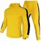 Tute da jogging autunno e inverno per uomo Felpa con cappuccio a righe + pantaloni Tuta casual Abbigliamento sportivo maschile Palestra Abbigliamento casual Tuta da ginnastica Nuovo