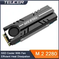 TEUCER M.2 NVMe SSD Dissipatore di calore 2280 Disco a stato solido Circolazione dell'aria Dispositivo di raffreddamento Guarnizione del dissipatore di calore con cuscinetto termico Accessori per PC