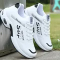 Scarpe sportive da uomo in pelle Sneakers da corsa leggere scarpe Casual traspiranti antiscivolo