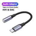 Tipo-C Cavo audio jack da 3,5 USB C a 3 5 mm Jack Aux Adattatore Accessori per telefoni Cabo Adaptador USB Tipo C Adattatore USB C Cuffie