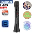 Lewinner L-699 microfono Karaoke professionale altoparlante Wireless microfono Bluetooth portatile