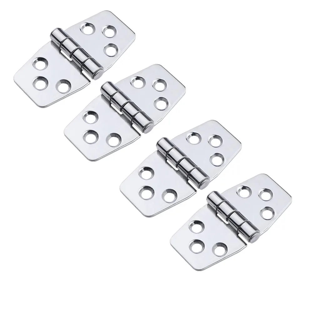 Cerniere per porte da 4 pezzi Cerniera in acciaio inossidabile di grado marino per barche 3 "x 1,5" Cerniere per finestre Cerniere Hardware
