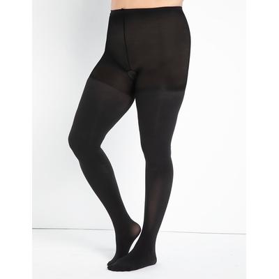 Plus Size Women's Premium Opaque Tights by ELOQUII in Chocolate Truffle (Size 14/16)