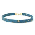 New Trendy Blue Denim Gotico Goth Punk Star Girocolli Collane per accessori donna Collana a catena Gioielli Dropship all'ingrosso