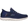 SKECHERS Herren Freizeitschuhe SUMMITS, Größe 44 in Blau