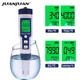 Misuratore di salinità 5 IN 1 PH temperatura TDS EC digitale impermeabile con funzione di calibrazione automatica Tester PH della qualità dell'acqua