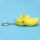 1 pz 3D Mini 7.5cm EVA Beach Hole Little Croc scarpa portachiavi borsa accessori decorazione