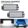 Per Dacia Sandero II 2017-UP Logan II Logan Pick-Up Car LED lampada luce targa
