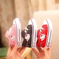 Scarpe per bambini per ragazze Cute Cartoon Hello Kitty Shoes Baby Girl Kawaii Canvas Shoes Sneakers