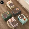 Altoparlante wireless retrò compatibile con Bluetooth Radio FM vintage Interfaccia USB portatile Altoparlanti decorativi classici Lettore musicale