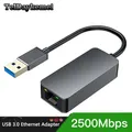 2500Mbps USB C Tipo-C Ethernet a RJ45 2.5G USB 3.0 Convertitore adattatore cablato Lan Hub di rete
