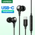 UGREEN USB tipo C auricolari auricolari cablati microfono cuffie HiFi Stereo per 2021 iPad Pro