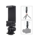 Supporto per telefono con slitta calda per fotocamera Adattatore per treppiede flessibile per monitor con supporto per slitta fredda per iPhone Samsung Canon Nikon Sony DSLR