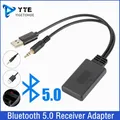 Ricevitore universale compatibile Bluetooth senza fili per auto USB 3.5Mm Aux Media Bluetooth 5.0 Adattatore cavo audio per lettore musicale per BMW