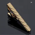 1pc clip per cravatta corta da uomo stile semplice chiusura a spillo colore oro rosa clip per