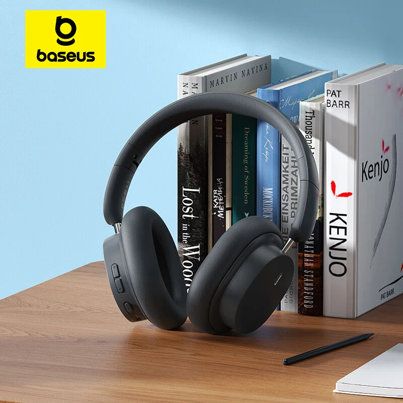 Baseus Bowie D05 Cuffie Auricolare wireless Bluetooth 5.3 Auricolare HiFI Stereo Fones Cuffie pieghevoli wireless cablate a doppio uso
