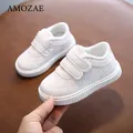 Scarpe da bambino scarpe bianche in pelle per bambini per ragazze Sneakers per bambini scarpe