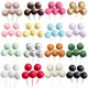 5 pezzi toppers per torta palline in oro argento decorazioni per torta di compleanno fai da te cupcake cake topper per baby shower palline per torta nuziale topper
