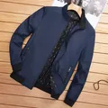 Giacche e cappotti moda uomo nuovo giubbotto Bomber giacca a vento da uomo 2023 autunno uomo blu