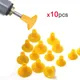 10pcs Valvola Grinder Ventosa di Gomma Giallo per Auto Moto Elettro-pneumatico Valvola Mole a Tazza