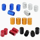 Tappi Per Le Orecchie 4PCS Rotella di Automobile Valvola Della Gomma Caps Pneumatici Tapa Valvula Moto Ruota Caps Theftproof Tappo Della Valvola Della Ruota In Alluminio Per Auto caps Valvola aria