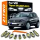 ZITWO 14 Pz LED Interni Cupola Mappa Luce Kit Per VW Volkswagen Tiguan 5N 2007 2008 2009 2010 2011