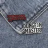 Punk DnD Dungeon Master Dungeons and Dragons Dello Smalto pin Spilla Personalizzata Sacchetto di