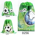 Borsa da calcio per bambini da 3 pezzi borsa da calcio con coulisse per feste porta zaino da calcio