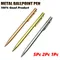 1~5 pezzi penna a sfera 1,0 mm firma metallica penna regalo per ufficio aziendale oro argento oro rosa tre colori opzionali