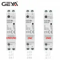 GEYA Contattore CA modulare domestico montato su guida Din per Smart Home House Hotel AC220V 2P 16A 20A 25A 2NC 2NO 1NO1NC 50/60Hz