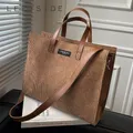LEFTSIDE borse per ufficio donna borsa a tracolla a tracolla per donna Vintage Shopper Shopping Bags