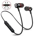 Cuffie wireless Bluetooth 5.0 Cuffie HIFI per bassi Cuffie stereo sportive con archetto da collo con microfono Cuffie per tutti gli smartphone