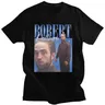 Robert Pattinson anni '90 Vintage Unisex maglietta nera maglietta da uomo magliette grafiche