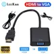 Convertitore HDMI a VGA HD 1080P Cavo HDMI con alimentatore audio Adattatore HDMI maschio a VGA