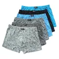 5 pz/lotto intimo uomo uomo cotone Boxer uomo vita media sciolto comodo boxer 110KG mutande 95%